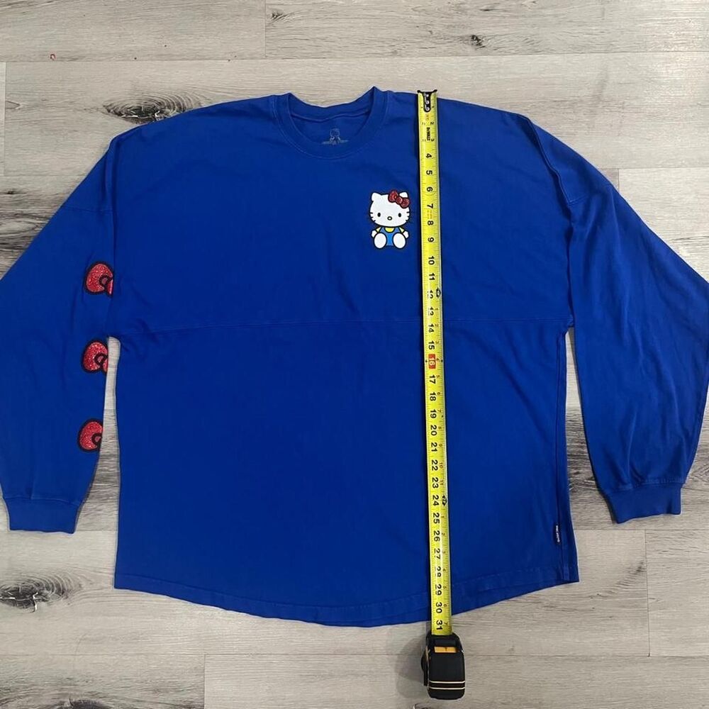 Universal Studios Hello Kitty Royal Blue Spirit Jersey XXL Glitter - Picture 3 of 6